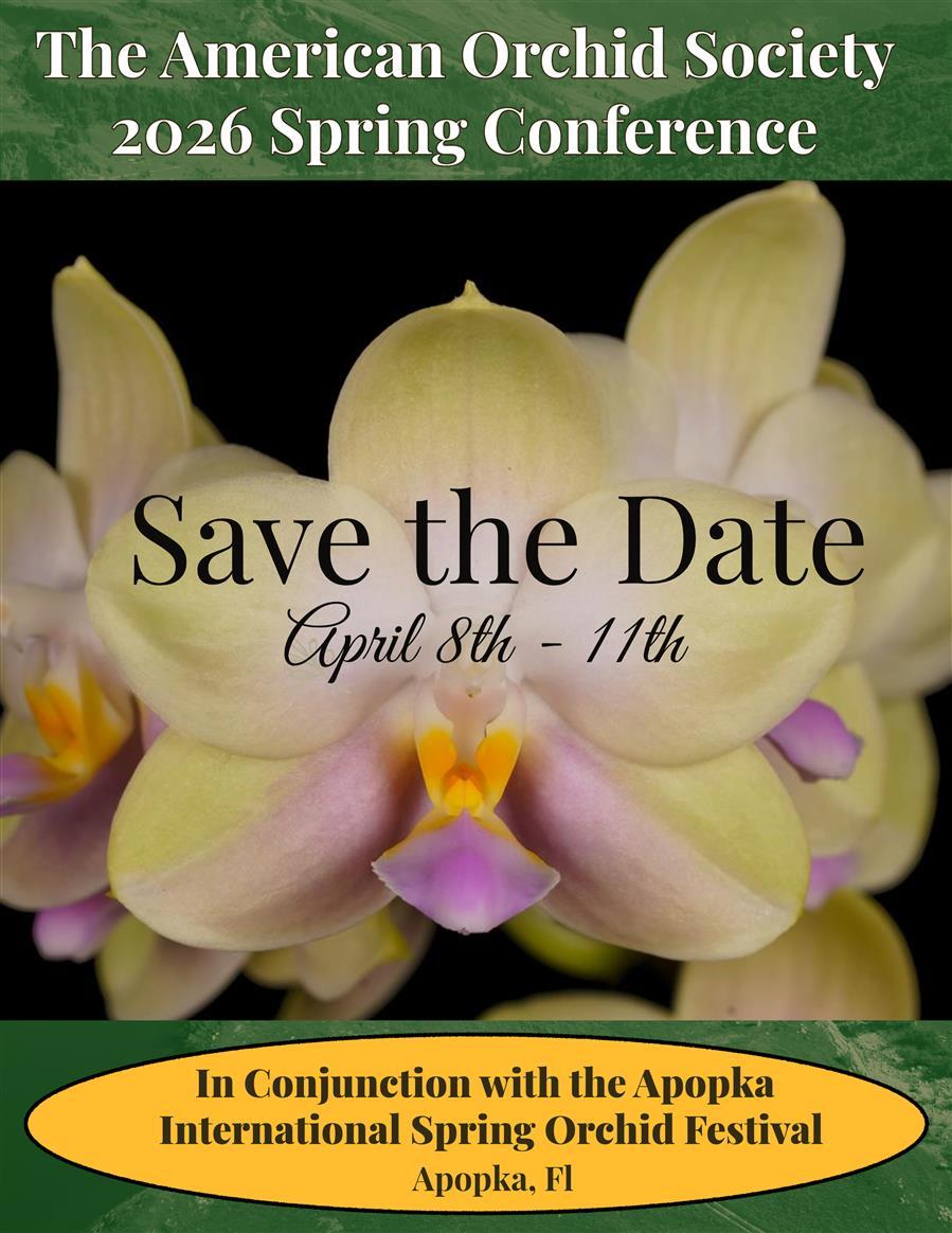 American Orchid Society 2026 Spring Conference