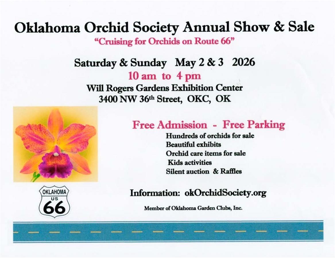 Oklahoma Orchid Society Show and Sale
