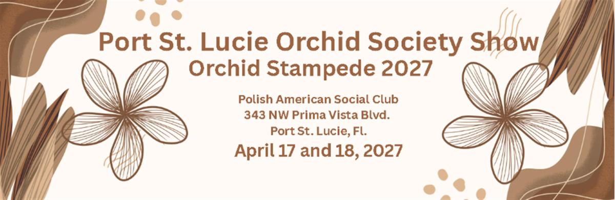 Port St. Lucie Orchid Society’s "Orchid Stampede"